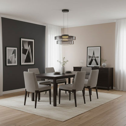Geometric Pendant Light for Dining Room