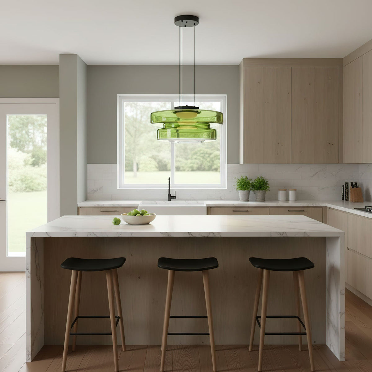 Geometric Pendant Light for Dining Room