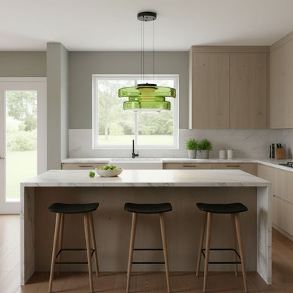 Geometric Pendant Light for Dining Room