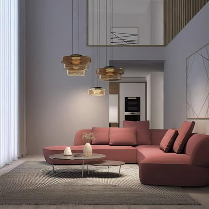 Geometric Pendant Light for Dining Room
