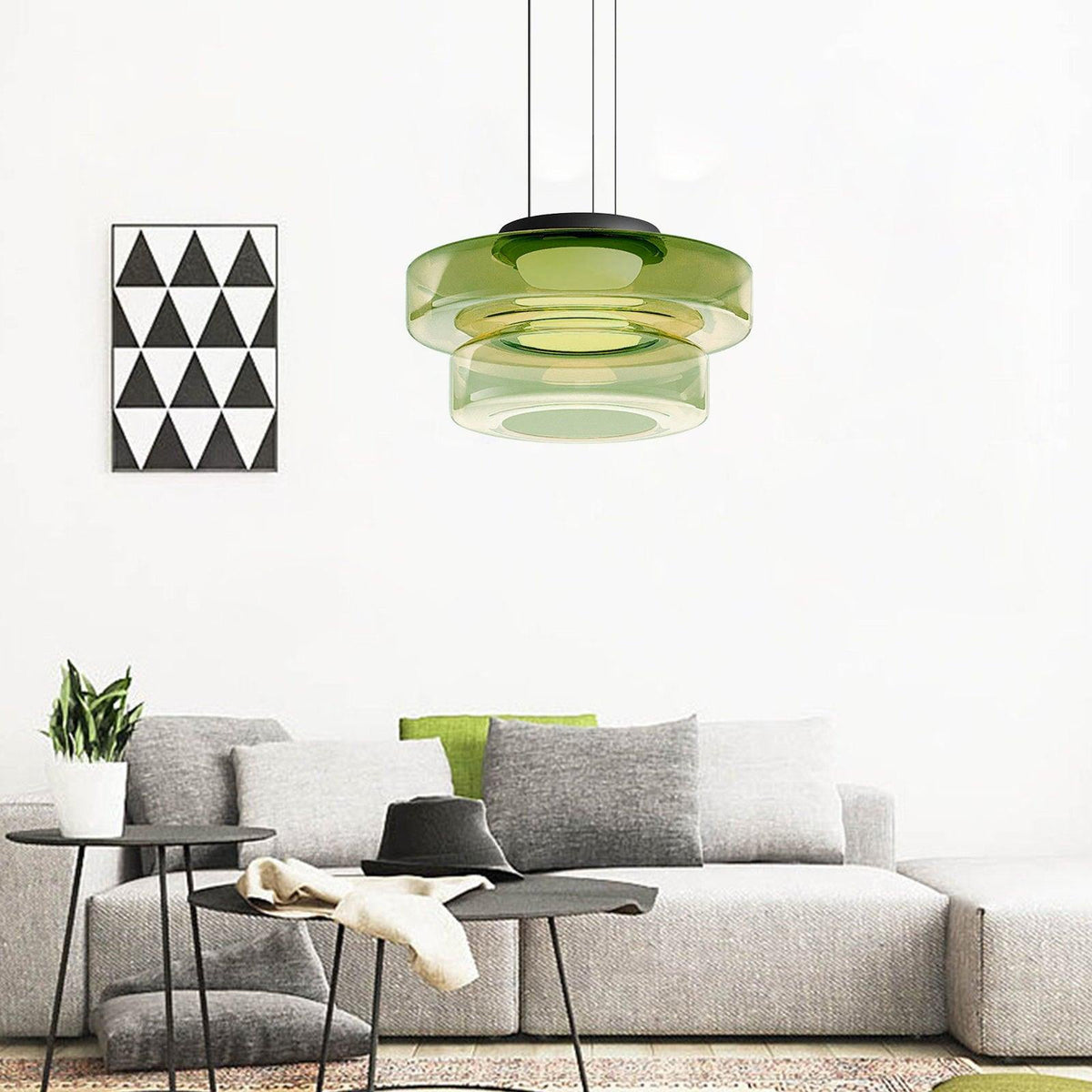 Geometric Pendant Light for Dining Room