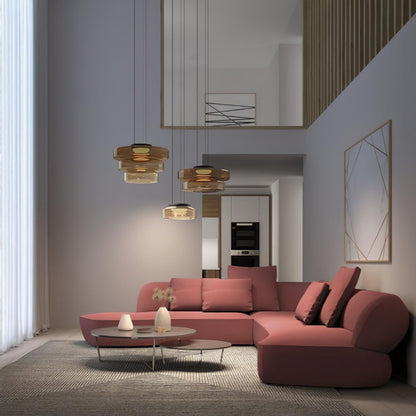Geometric Pendant Light for Dining Room