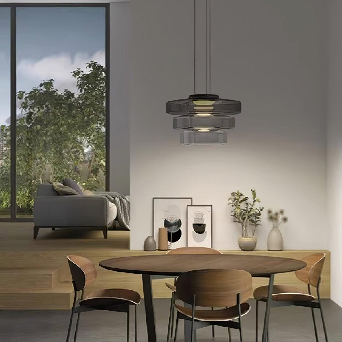 Geometric Pendant Light for Dining Room