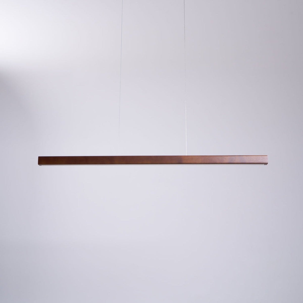 Linear Wood Pendant Light for Kitchen Island