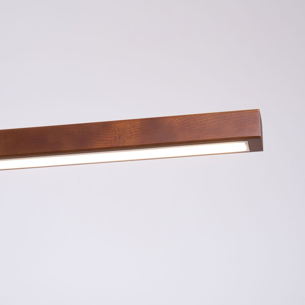 Linear Wood Pendant Light for Kitchen Island