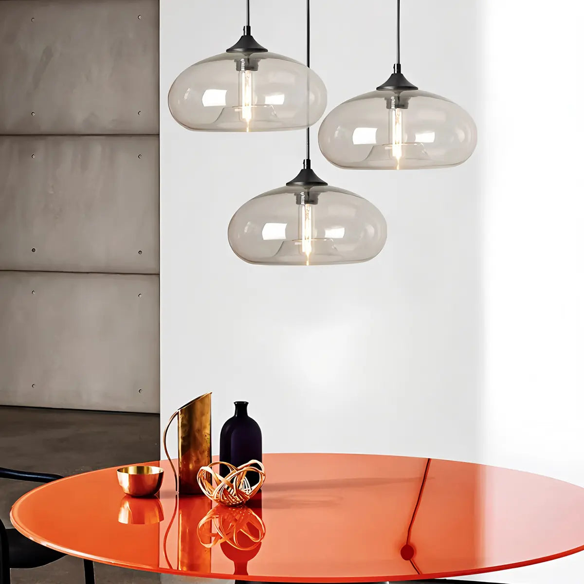 Nuvlight Hand-Blown Color Glass Pendant Light