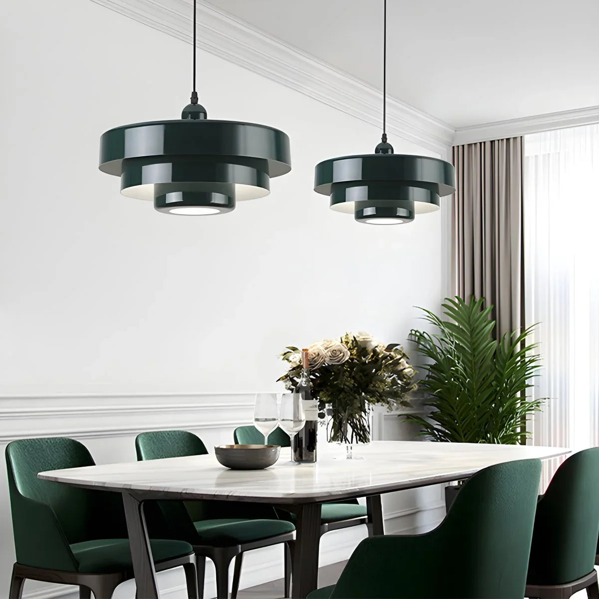 Nuvlight Geometric Layered Pendant Light