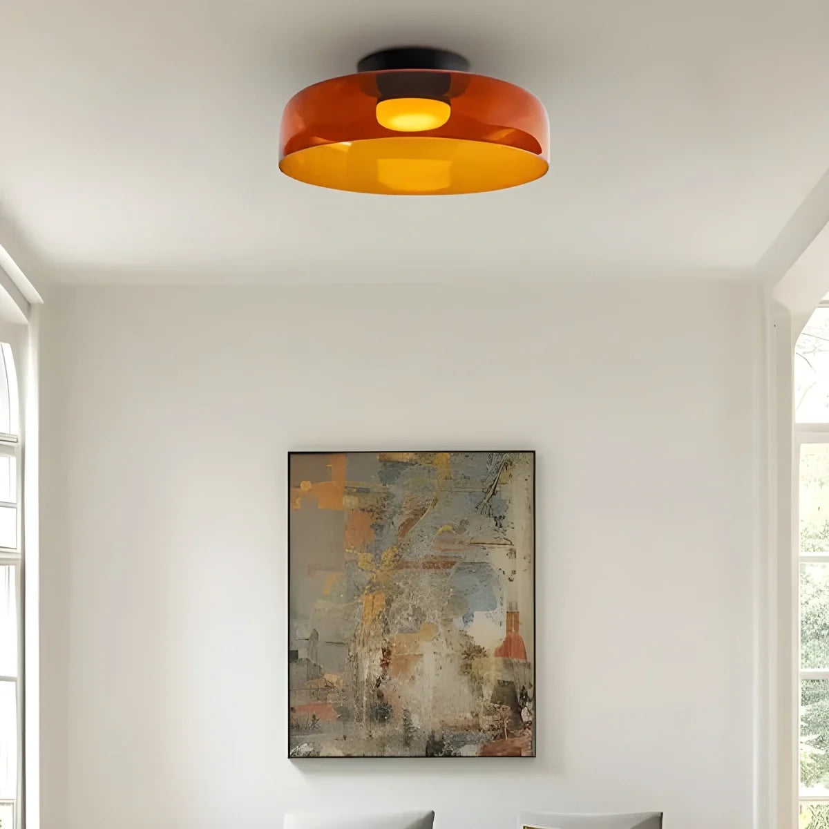 Nuvlight Colored Glass Ceiling Light