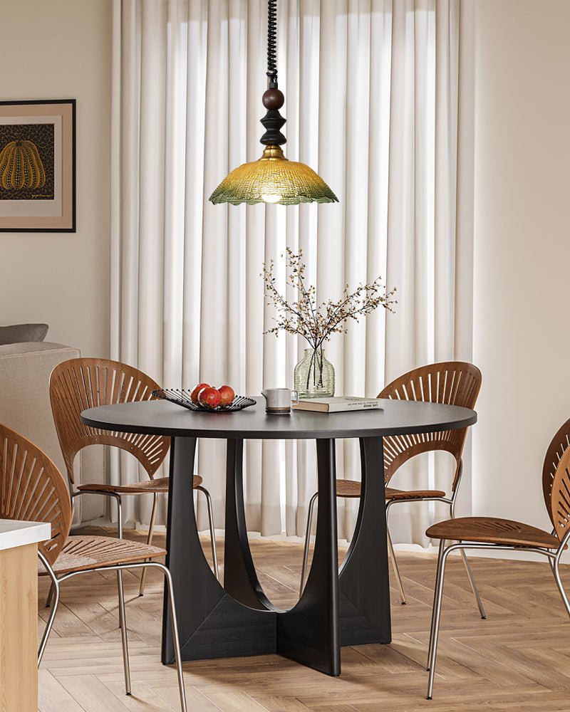 Colored Glass Pendant Light for Dining Room