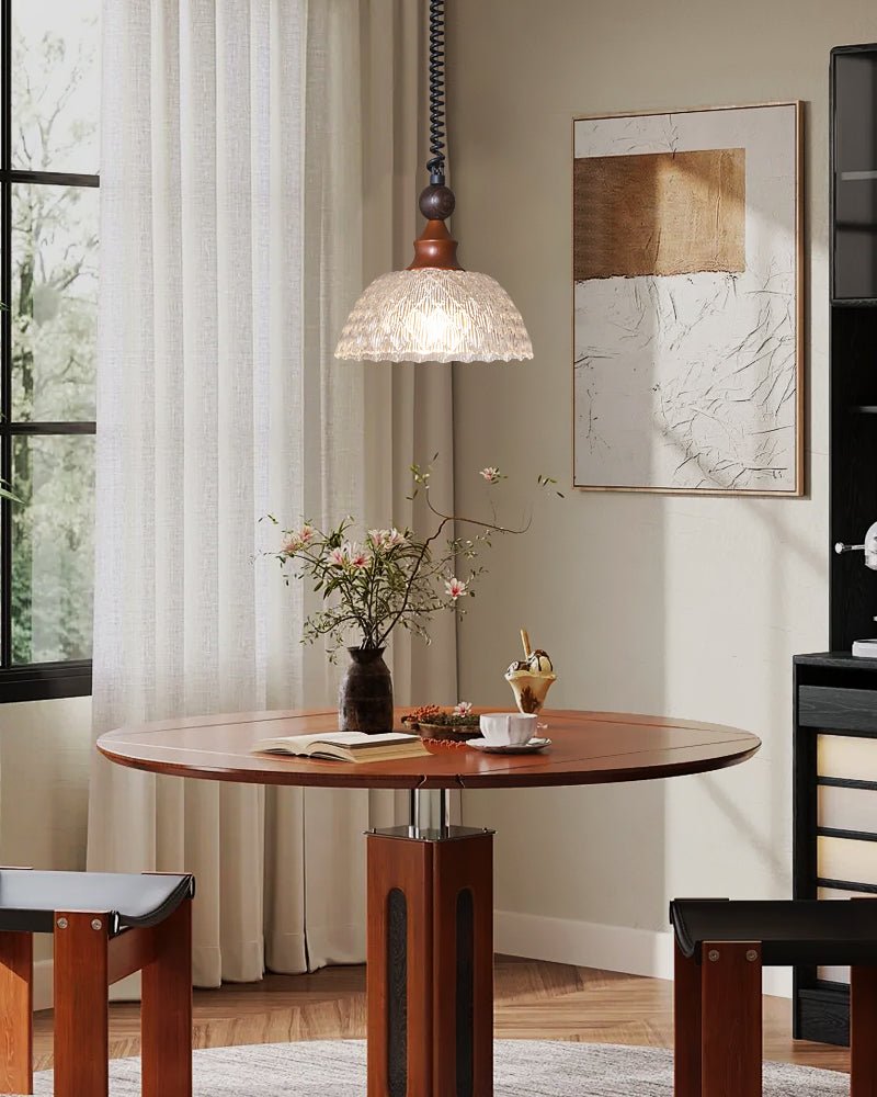 Colored Glass Pendant Light for Dining Room