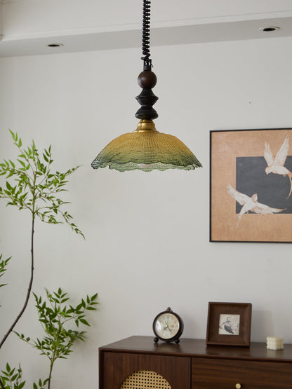 Colored Glass Pendant Light for Dining Room