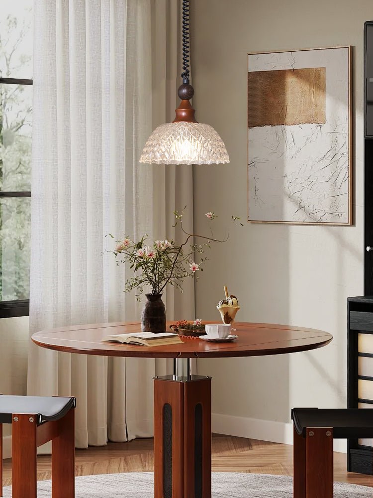 Colored Glass Pendant Light for Dining Room