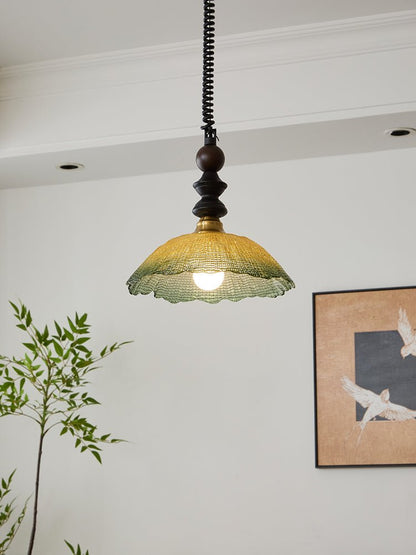 Colored Glass Pendant Light for Dining Room