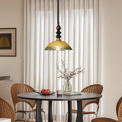 Colored Glass Pendant Light for Dining Room