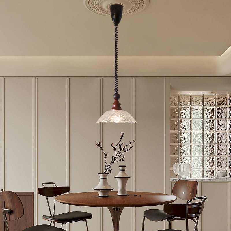 Colored Glass Pendant Light for Dining Room