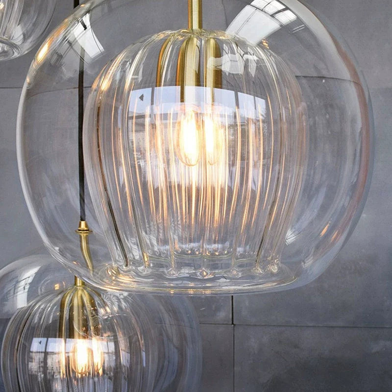 Nuvlight Nordic Glass Globe Pendant Light