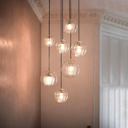 Nuvlight Nordic Glass Globe Pendant Light