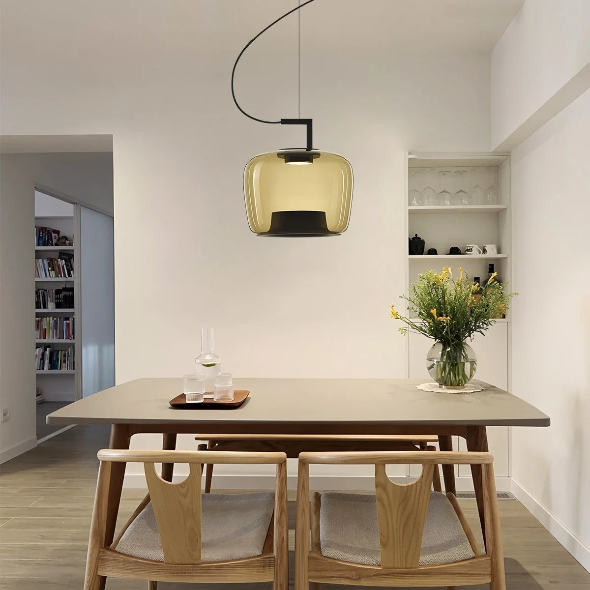 Nuvlight Nordic Minimalist Glass Pendant Light