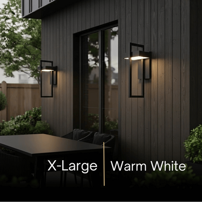 Arcato Minimalist Outdoor Wall Sconce - Waterproof Light in 3 Size for Outdoor