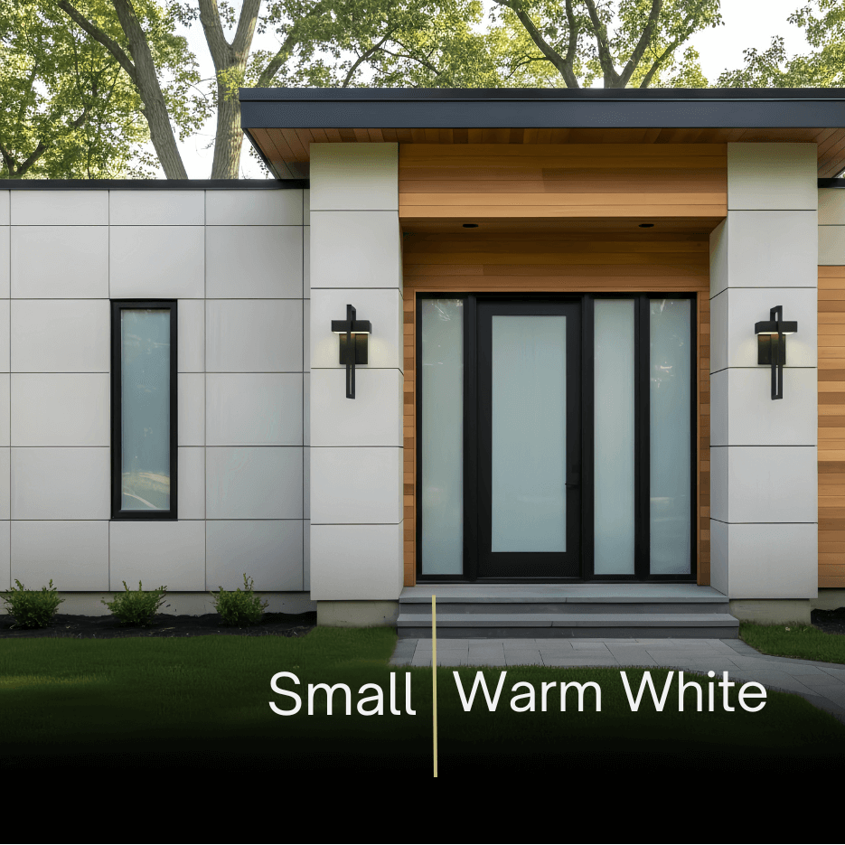 Arcato Minimalist Outdoor Wall Sconce - Waterproof Light in 3 Size for Outdoor
