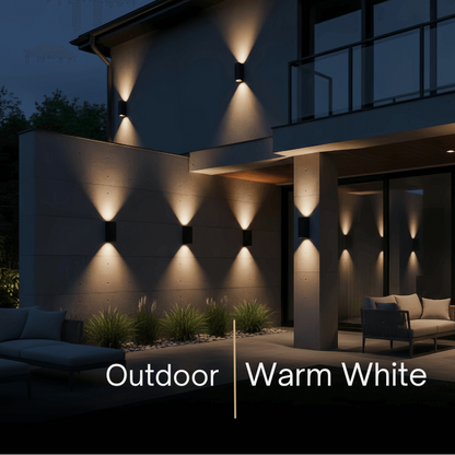 Arcato Minimalist Outdoor Wall Lamp-Waterproof for Outdoor/Exterwall