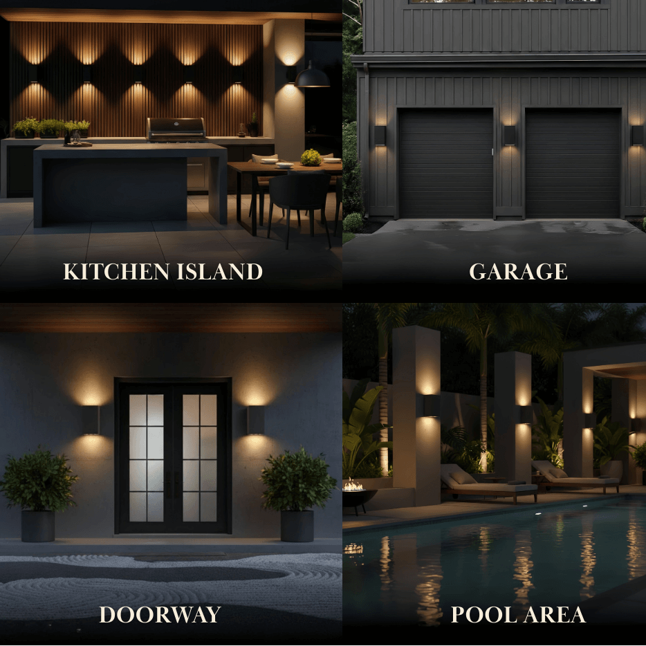 Arcato Minimalist Outdoor Wall Lamp-Waterproof for Outdoor/Exterwall