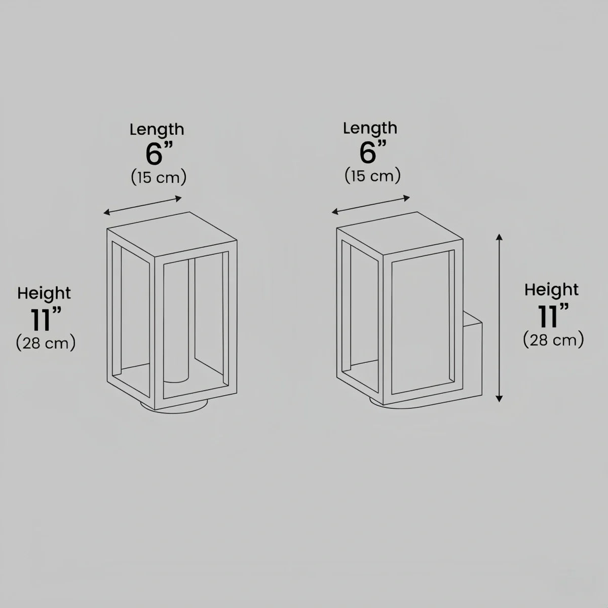 Lrondale Modern Outdoor Solar Wall Sconce-Waterproof for Yard/Balcony