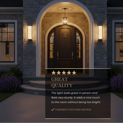 Arcato Modern Outdoor LED Wall Sconce Exterior Wall Lamp for Patio