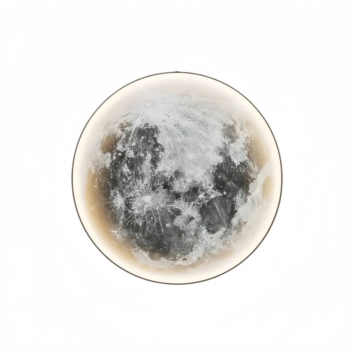 Moon Wall Light Luna, Waterproof Outdoor Moon Sconce for Patio Garden & Bathroom