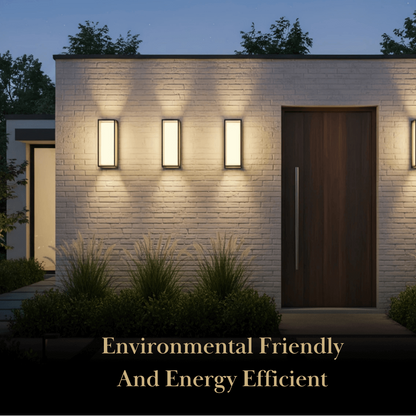 Arcato Minimalist Outdoor Wall Sconce in Black Stainless Steel with Adjustable LED Lighting
