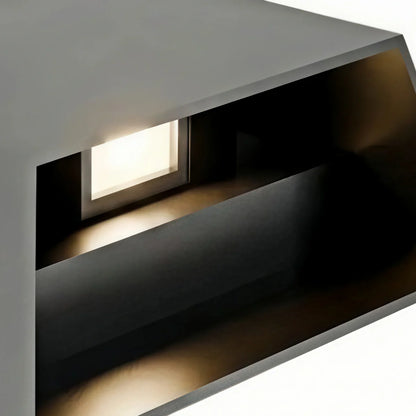 Minimalist Stainless Steel Outdoor Wall Sconce – Modern Exterior Light with Solar or Wired Power