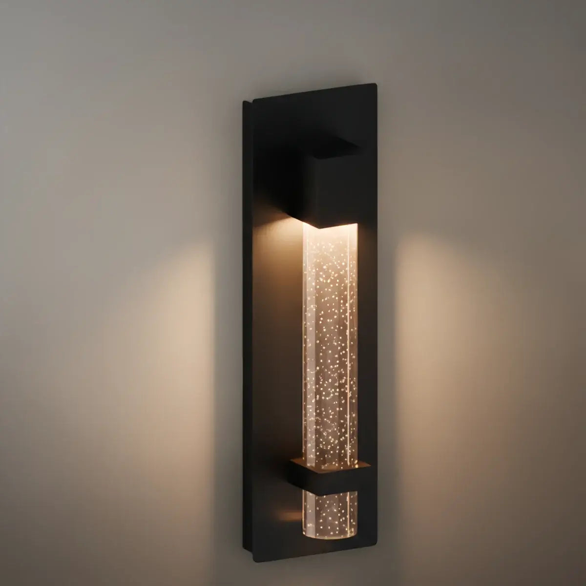 Nuvlight Black Stainless Steel Crystal Accents Starry Glow for Entryway