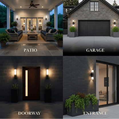 Arcato Minimalist Wall Sconce —— 2 Styles for Indoor/Outdoor Space