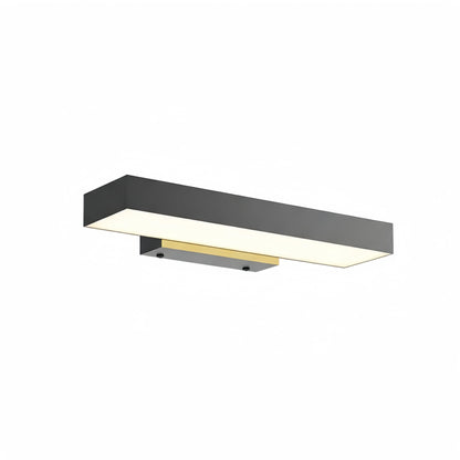 Arcato Minimalist Rectangle Black Wall Lamp-Waterproof for Outdoor
