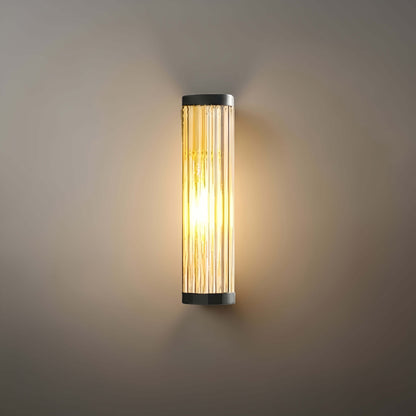 Irondale Modern Black LED Outdoor Wall Sconce – Waterproof Light for Garden/Courtyard
