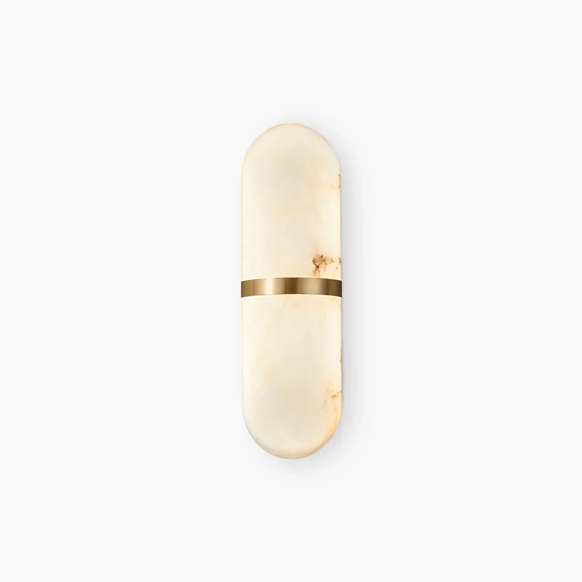 Nuvlight Melange Pill Form Spanish Alabaster Wall Sconce