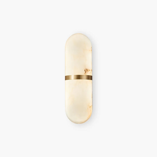 Nuvlight Melange Pill Form Spanish Alabaster Wall Sconce
