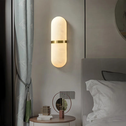 Pill Alabaster Wall Sconce