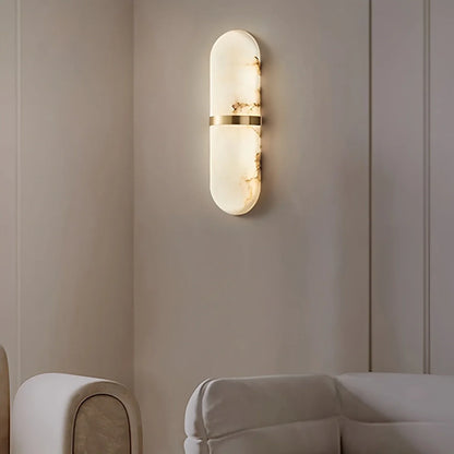 Pill Alabaster Wall Sconce