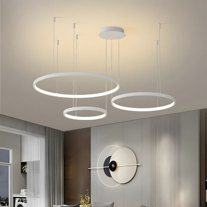 Nuvlight- Black / 1 Ring - 15.7" / 40cm - 20W / Cool White - No Remote
