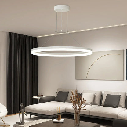 LED Ring Pendant Light for Living Room