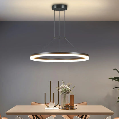 LED Ring Pendant Light for Living Room