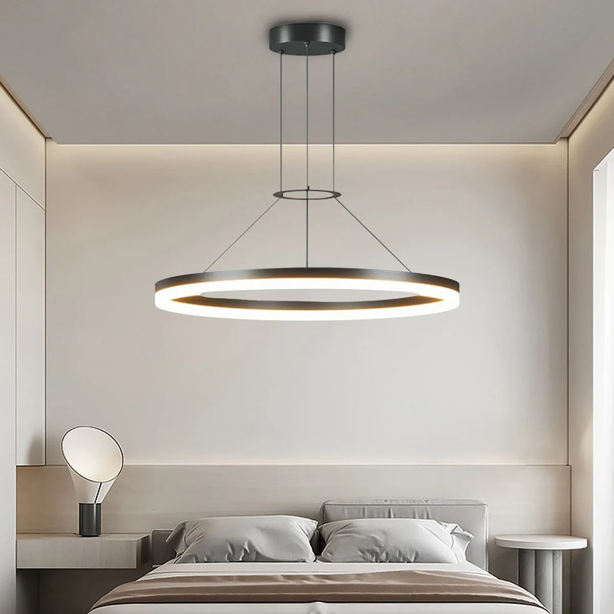 LED Ring Pendant Light for Living Room