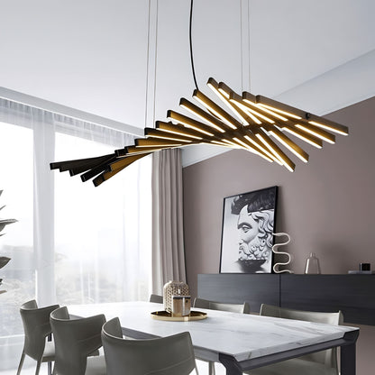 Sonata Linear LED Pendant Light | Modern Adjustable Chandelier