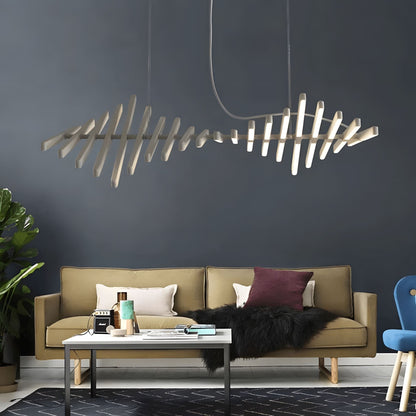 Sonata Linear LED Pendant Light | Modern Adjustable Chandelier