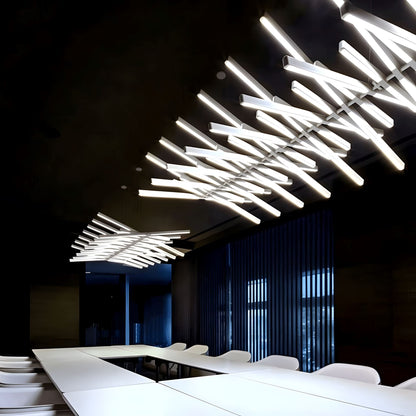 Sonata Linear LED Pendant Light | Modern Adjustable Chandelier