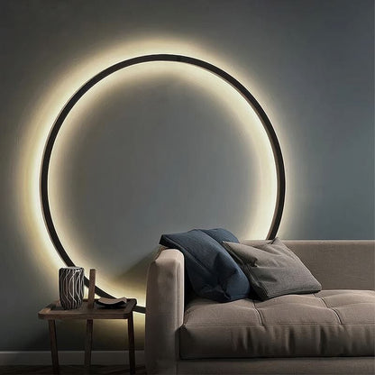Solaris LED Minimalist Wall Lamp - Modern Circular Wall Light