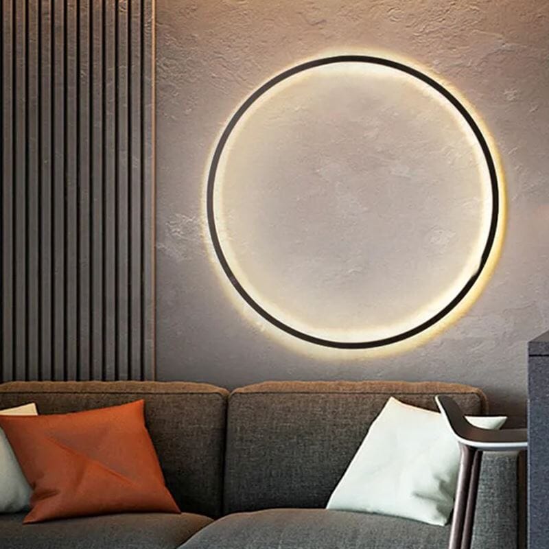 Solaris LED Minimalist Wall Lamp - Modern Circular Wall Light