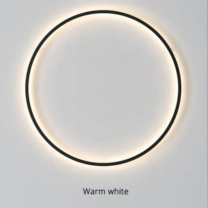 Solaris LED Minimalist Wall Lamp - Modern Circular Wall Light