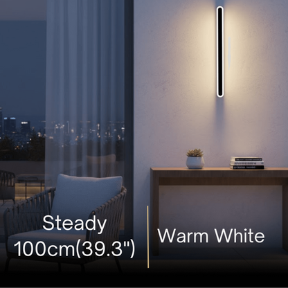 Arcato Modern Linear Outdoor Wall Lamp –  Sensor Light for Indoor/Outdoor